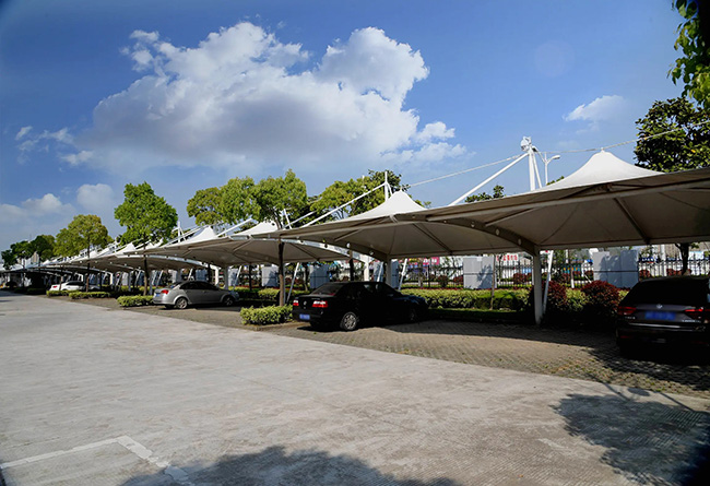 充電樁膜結(jié)構(gòu)車(chē)棚的安裝與使用