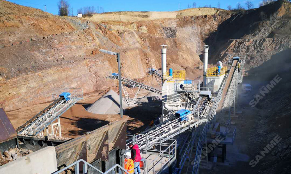 疫情擋不住中國產(chǎn)品走向歐洲 山美股份提供成套設(shè)備的骨料生產(chǎn)線調(diào)試投產(chǎn)，產(chǎn)量超預(yù)期！